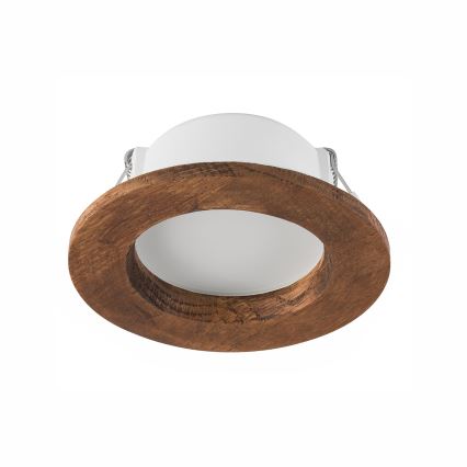 LED Recessed light WOODY SPOT LED/5,5W/230V 4000K cherry ø 10 cm