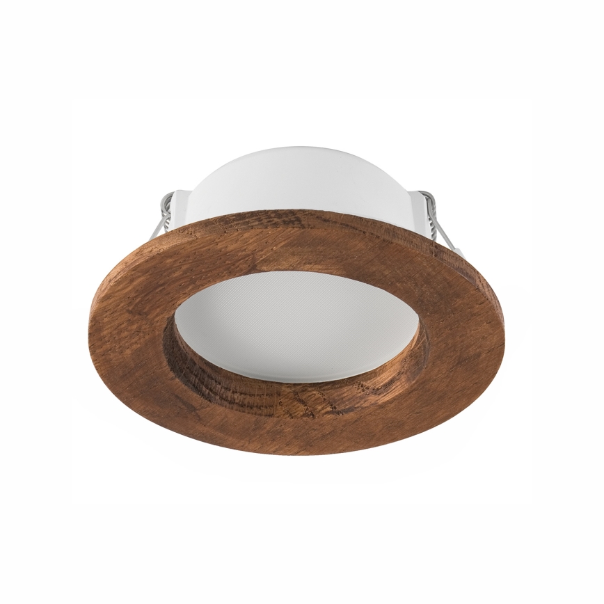 LED Recessed light WOODY SPOT LED/5,5W/230V 4000K cherry ø 10 cm