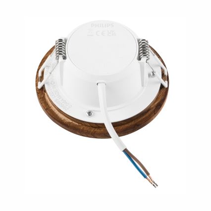 LED Recessed light WOODY SPOT LED/5,5W/230V 4000K cherry ø 10 cm