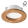 LED Recessed light WOODY SPOT LED/5,5W/230V 4000K oak ø 10 cm