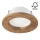 LED Recessed light WOODY SPOT LED/5,5W/230V 4000K walnut ø 10 cm