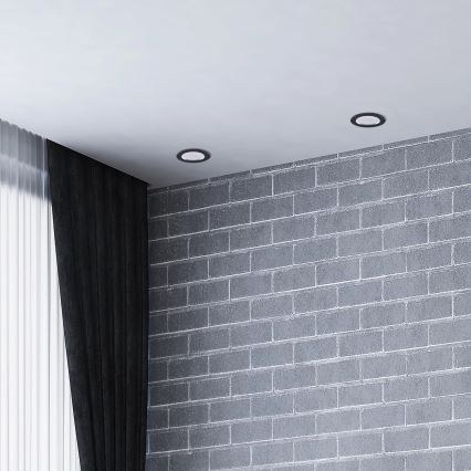 LED Recessed light ZOE LED/4,8W/230V black