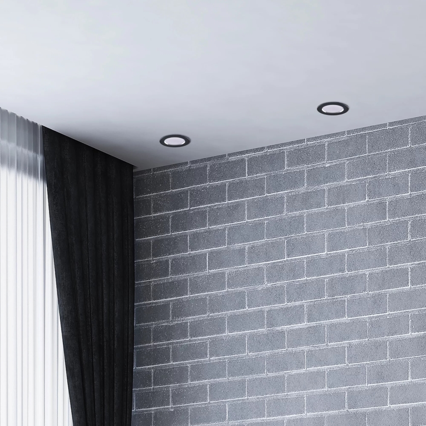 LED Recessed light ZOE LED/4,8W/230V black