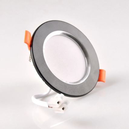 LED Recessed light ZOE LED/4,8W/230V black