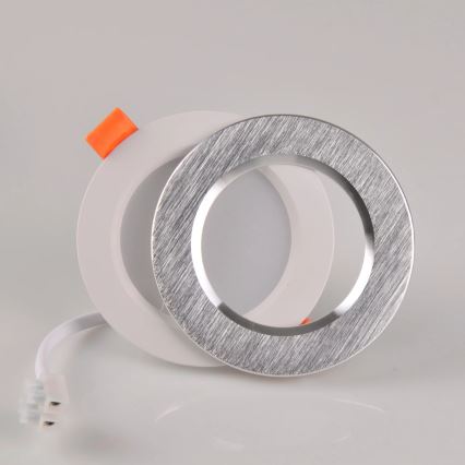 LED Recessed light ZOE LED/4,8W/230V silver