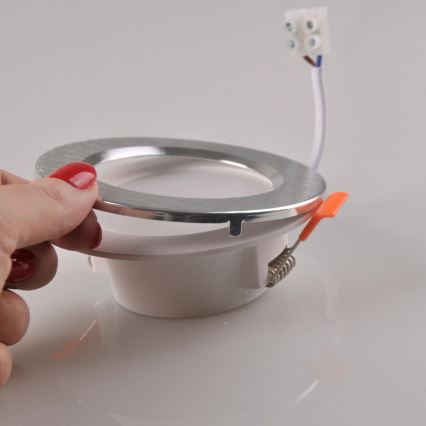 LED Recessed light ZOE LED/4,8W/230V silver