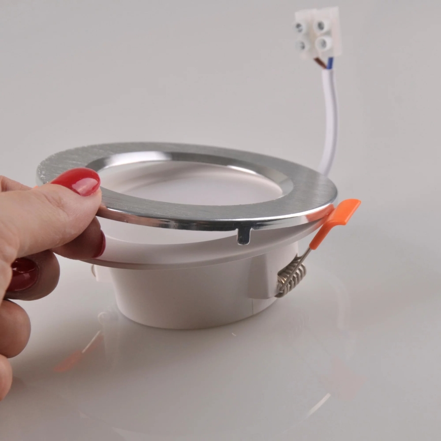 LED Recessed light ZOE LED/4,8W/230V silver