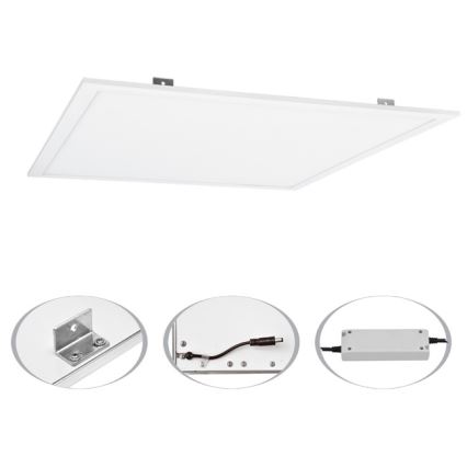 LED Recessed Microprismatic Panel ZEUS LED/45W/230V 4,000K