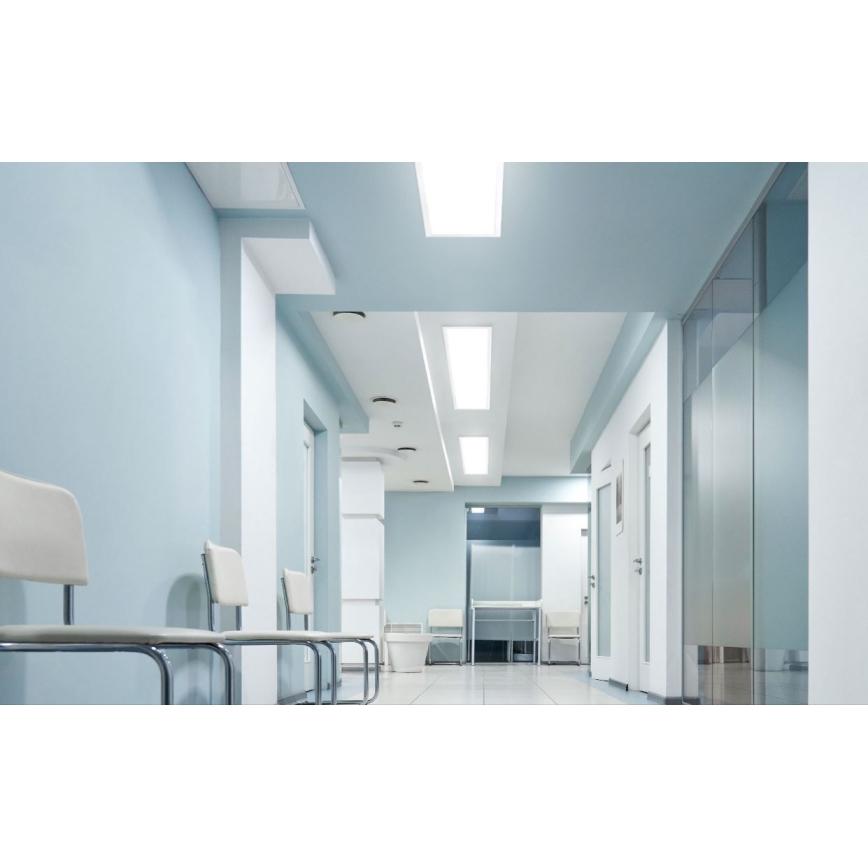 LED Recessed panel ALGINE DUO 2in1 LED/30W/230V 120x30 cm