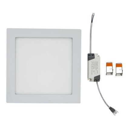 LED Recessed panel LED/18W/230V 3000K square