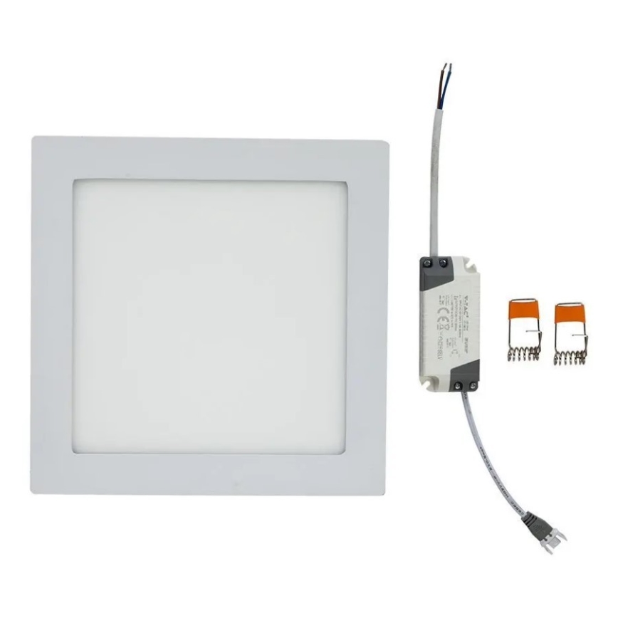 LED Recessed panel LED/18W/230V 3000K square