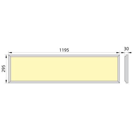 LED Recessed panel OREGA PLUS 120 LED/40W/230V 4000K IP40