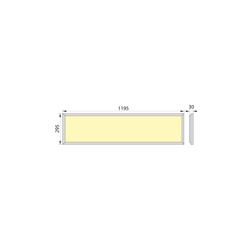 LED Recessed panel OREGA PLUS 120 LED/40W/230V 4000K IP40