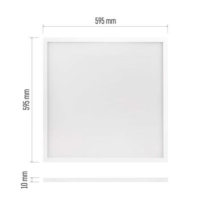 LED Recessed panel PROXO LED/33W/230V 4000K 60x60 cm white