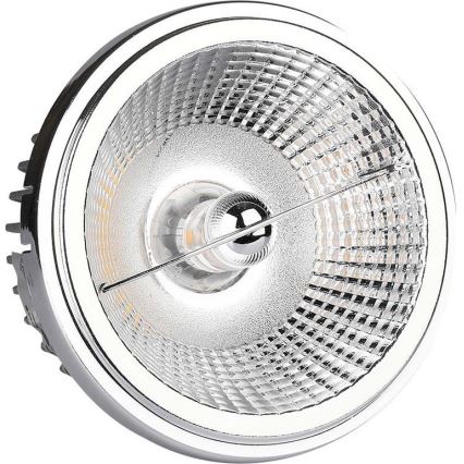 LED Recessed spotlight LED/20W/230V 3000K 40°/20° d. 11 cm shiny chrome