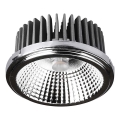 LED Recessed spotlight LED/20W/230V 4000K 40°/20° d. 11 cm shiny chrome