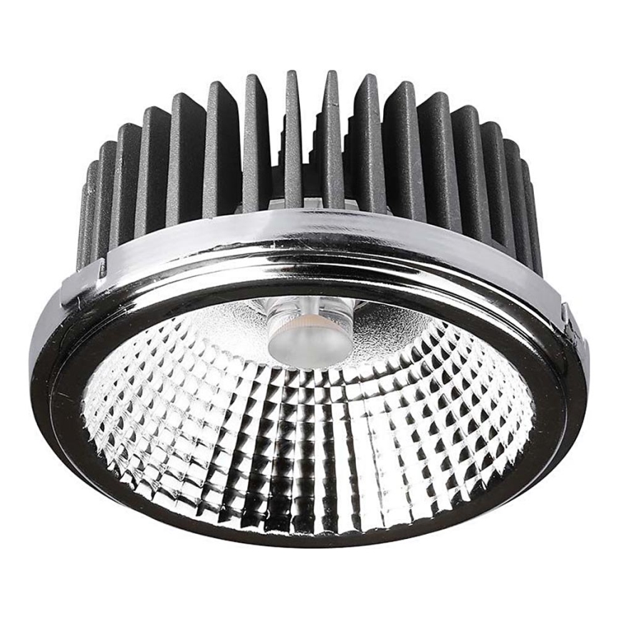 LED Recessed spotlight LED/20W/230V 4000K 40°/20° d. 11 cm shiny chrome