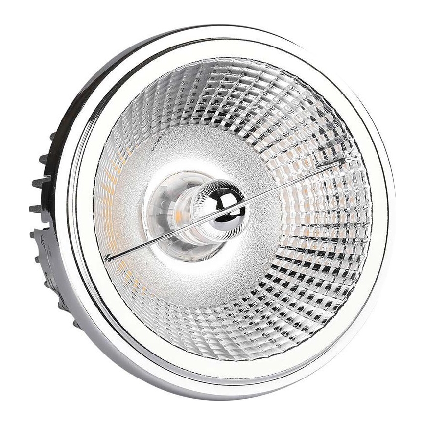 LED Recessed spotlight LED/20W/230V 4000K 40°/20° d. 11 cm shiny chrome