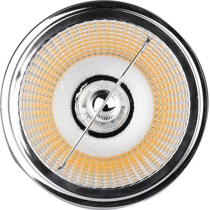 LED Recessed spotlight LED/20W/230V 4000K 40°/20° d. 11 cm shiny chrome