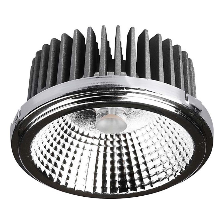 LED Recessed spotlight LED/20W/230V 6400K 40°/20° d. 11 cm shiny chrome