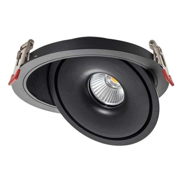 LED Recessed spotlight LED/28W/230V 3000/4000/6400K d. 20 cm black