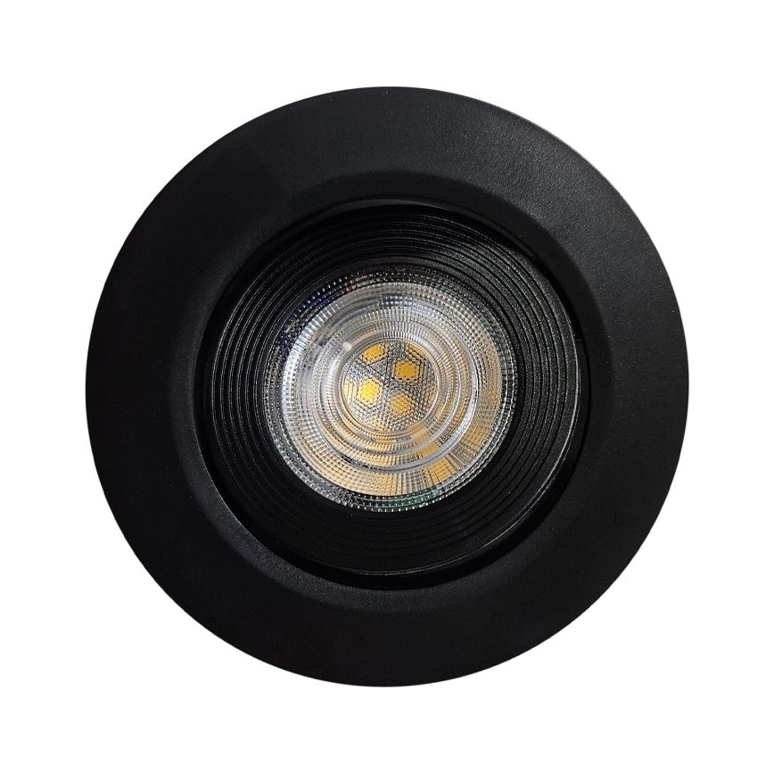 LED Recessed/surface-mounted spotlight 2in1 LED/5W/230V 4200K d. 9,3 cm black