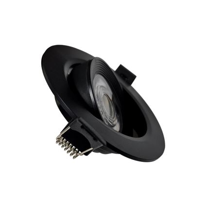 LED Recessed/surface-mounted spotlight 2in1 LED/5W/230V 4200K d. 9,3 cm black
