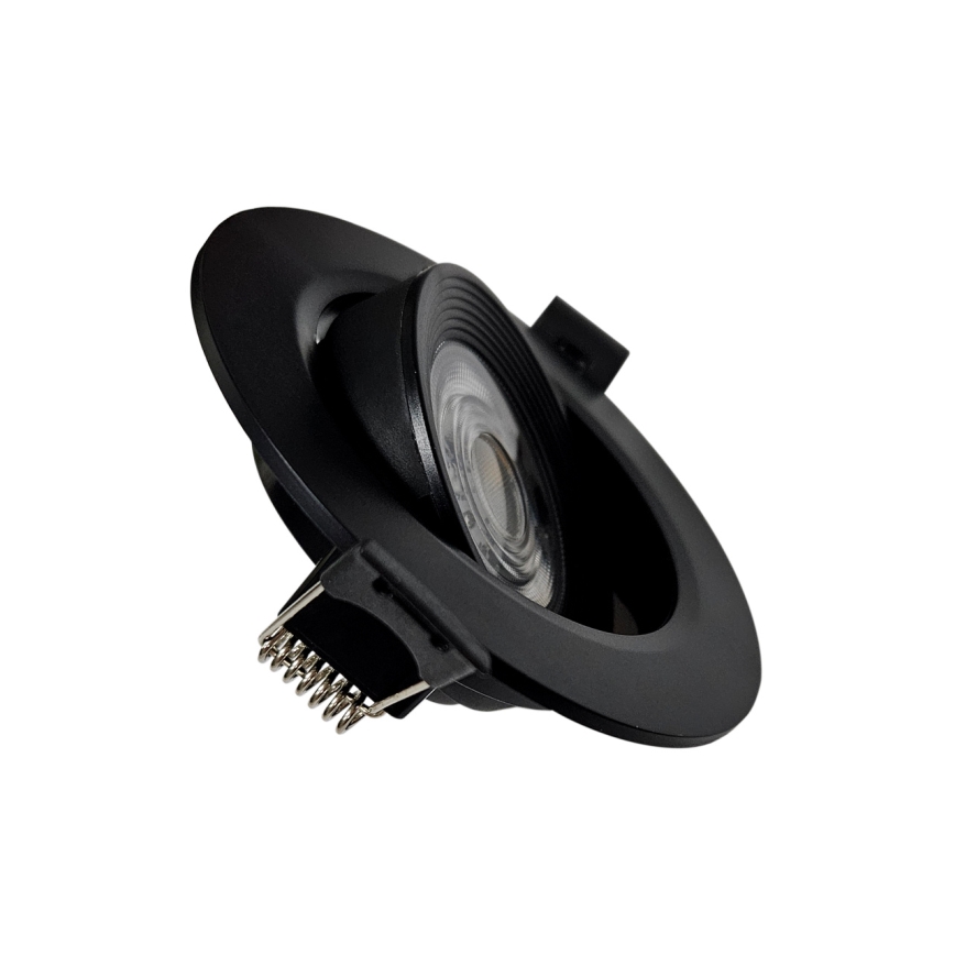 LED Recessed/surface-mounted spotlight 2in1 LED/5W/230V 4200K d. 9,3 cm black