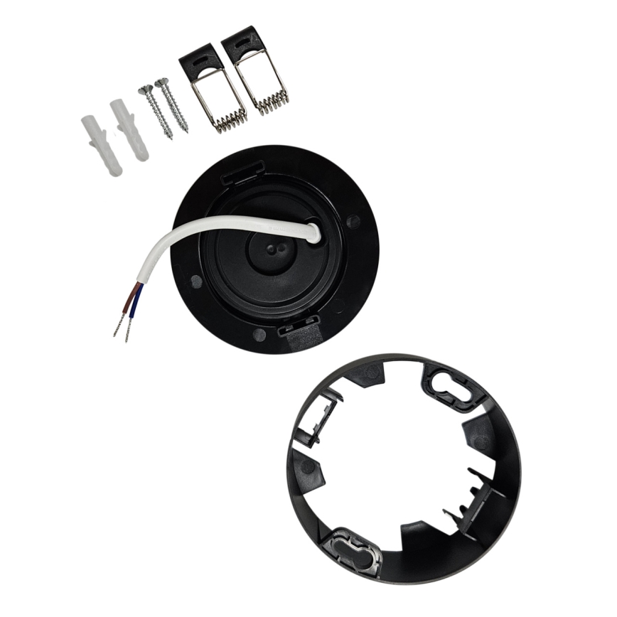 LED Recessed/surface-mounted spotlight 2in1 LED/5W/230V 4200K d. 9,3 cm black