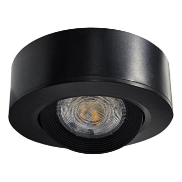 LED Recessed/surface-mounted spotlight 2in1 LED/5W/230V 4200K d. 9,3 cm black