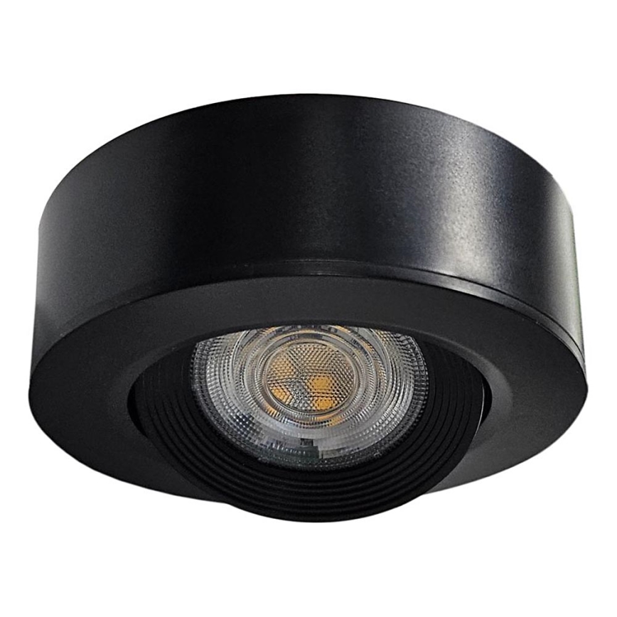 LED Recessed/surface-mounted spotlight 2in1 LED/5W/230V 4200K d. 9,3 cm black