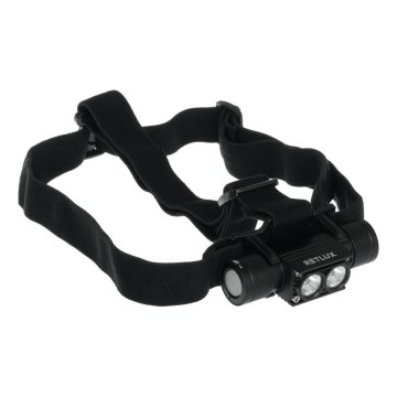 LED Rechargeable aluminum headlamp LED/2600 mAh IP66