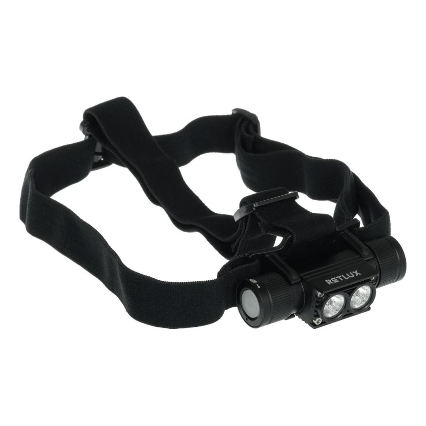LED Rechargeable aluminum headlamp LED/2600 mAh IP66