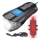 LED Rechargeable bike flashlight with a counter and bell LED/1500 mAh IP65