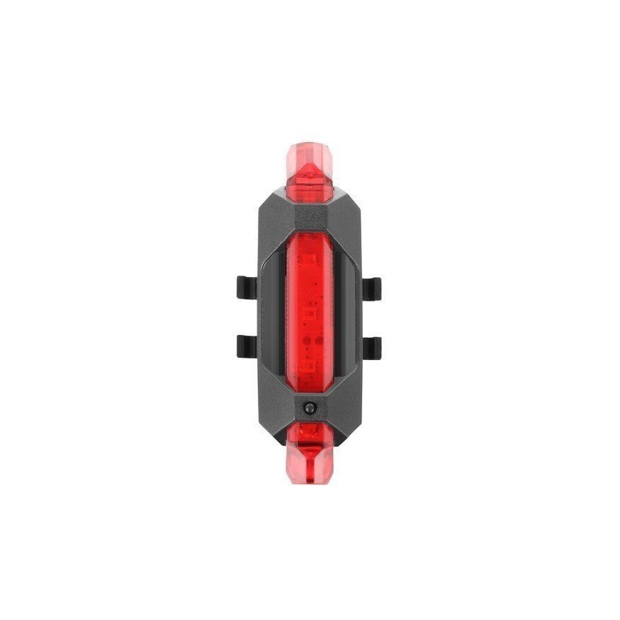 LED Rechargeable bike flashlight with a counter and bell LED/1500 mAh IP65