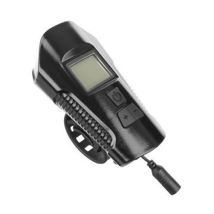 LED Rechargeable bike flashlight with a counter and bell LED/1500 mAh IP65