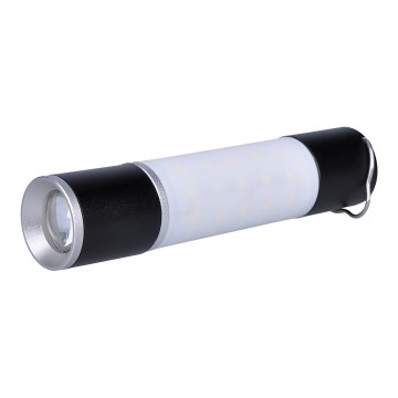 LED Rechargeable camping flashlight with a power bank function LED/1500 mAh 3,7V IP44