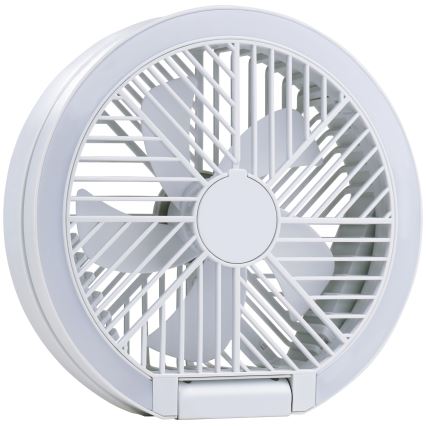 LED Rechargeable Desk Fan 3.7V 1200 mAh