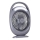 LED Rechargeable Desk Fan with LED Lighting, 2.8W/5V USB, 2400 mAh, Gray