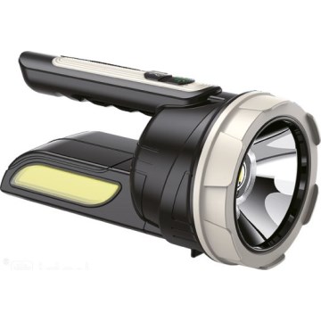 LED Rechargeable Flashlight 2xLED/3W/5V 210 lm 1200 mAh Black