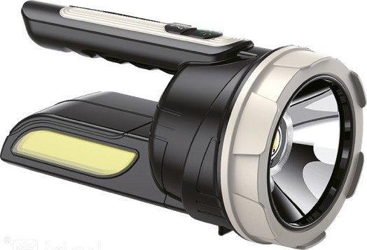 LED Rechargeable Flashlight 2xLED/3W/5V 210 lm 1200 mAh Black