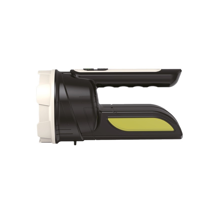 LED Rechargeable Flashlight 2xLED/3W/5V 210 lm 1200 mAh Black