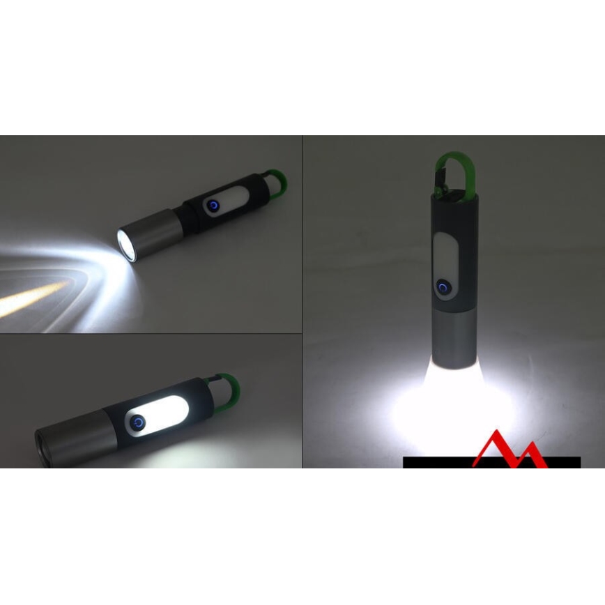 LED Rechargeable flashlight LED/10W/3,7V 750 lm 10h