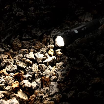 LED Rechargeable flashlight LED/10W/5V IPX4 800 shiny 1200 mAh