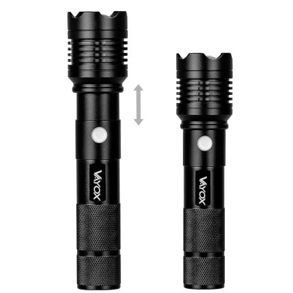 LED Rechargeable flashlight LED/10W/5V IPX4 800 shiny 1200 mAh