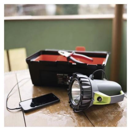 LED Rechargeable Flashlight LED/3,7V 4000 mAh