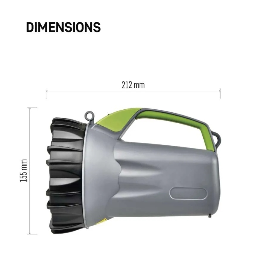 LED Rechargeable Flashlight LED/3,7V 4000 mAh