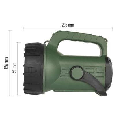 LED Rechargeable flashlight LED/3,7V IP43 700 lm 3600mAh