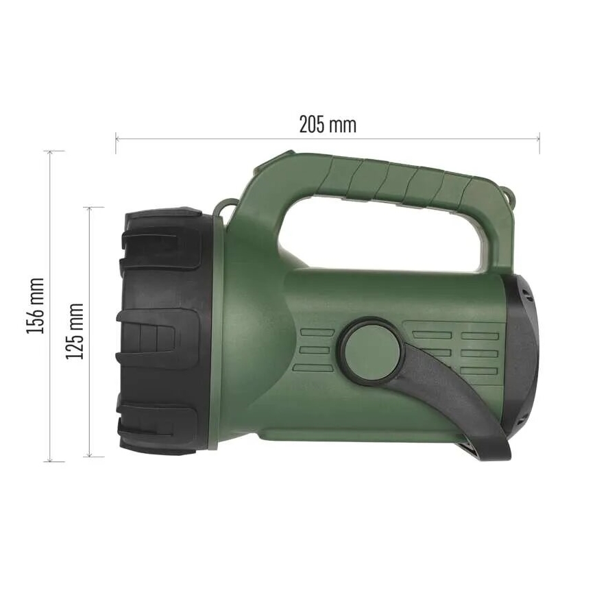 LED Rechargeable flashlight LED/3,7V IP43 700 lm 3600mAh