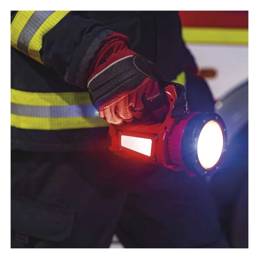 LED Rechargeable flashlight LED/3,7V IP44 1000 lm 15000mAh